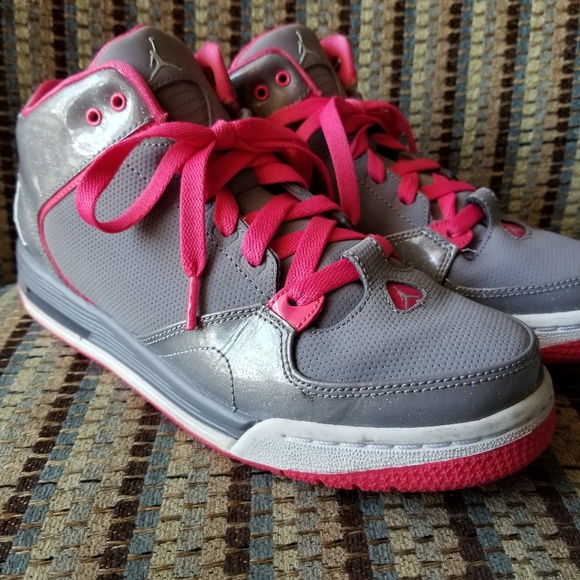 sparkly grey jordans